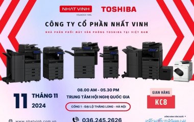 Thư Mời Tham Quan Gian Hàng Máy Photocopy Toshiba Tại Sự Kiện Ngày Truyền Thống Ngành Máy Văn Phòng Việt Nam 